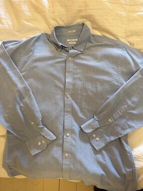 Van Heusen Light Blue Button-Down Dress Shirt